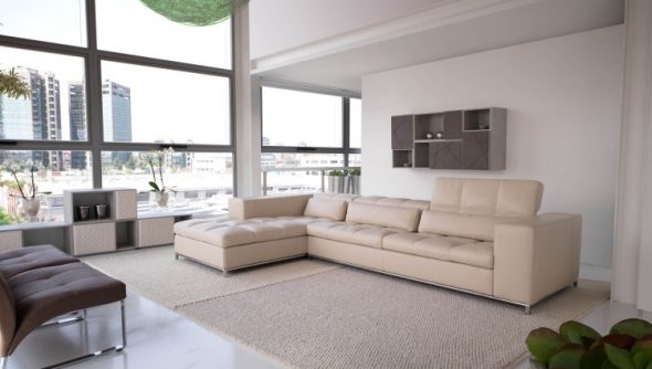 Grande divano beige