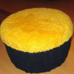 Pouf per il più piccolo della famiglia realizzato con bottiglie di plastica
