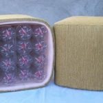 Pouf cubo fai da te con bottiglie di plastica