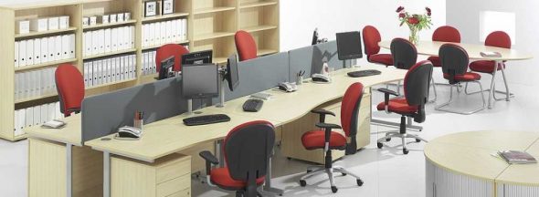 Disposizione delle postazioni di lavoro tramite una partizione