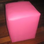 Pouf bottiglia rosa