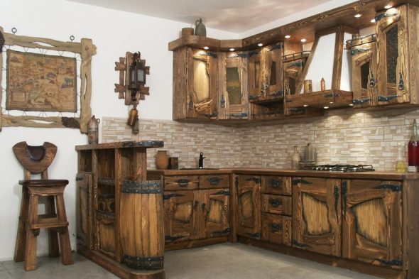 Spazzolatura per lo stile country