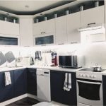 Nuova cucina chic - Opzione di contrasto