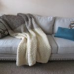 Splendida coperta morbida lavorata a maglia con le tue mani
