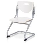 Sedia da scolaro con struttura in metallo