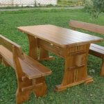 Mobili da esterno in legno fai da te