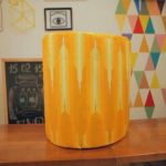 Pouf giallo fai da te
