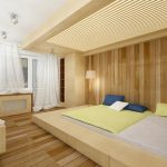 Letto a podio rettangolare