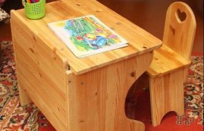 Tavolo e sedia per bambini