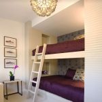 Letto a castello in una nicchia del soggiorno