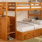 Letto a castello in legno massello