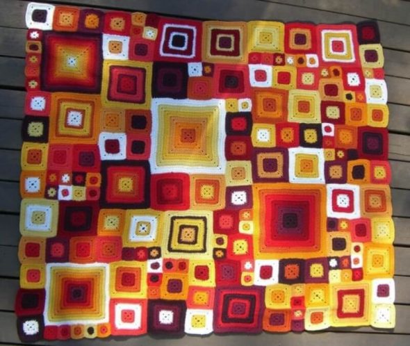 Copriletto patchwork