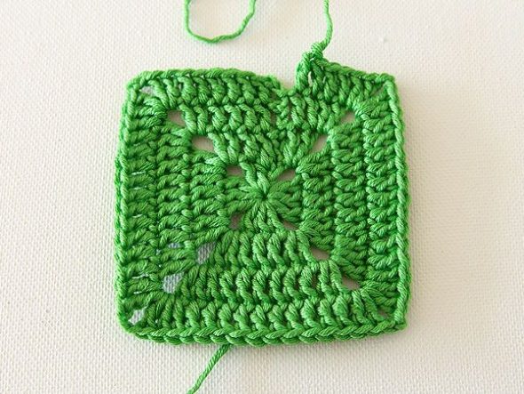 Quadrato verde finito