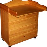 Cassettiera in legno con fasciatoio