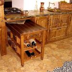 Bellissima cucina rustica in legno