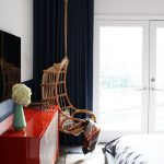 Le sedie sospese in rattan sono bellissime