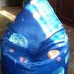 Poltrona a sacco fai da te in stile spaziale