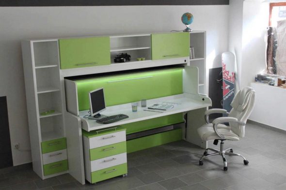 Trasformatore letto-tavolo-letto