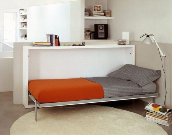 Letto integrato nella consolle