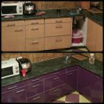 Cucina in colori vecchi e nuovi