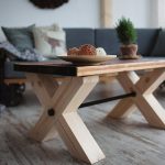 Tavolo quadrato fai da te in stile loft