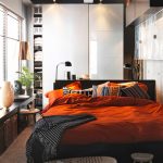 Piccola camera da letto in stile moderno