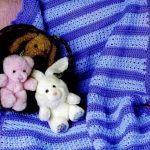 Coperta blu e azzurra per neonato