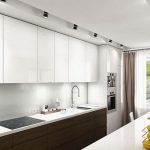 Cucina minimalista per gli amanti dell'ordine perfetto