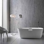 Un bagno minimalista è un'ottima idea per i piccoli spazi.
