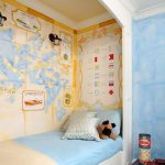 Un piccolo angolo di relax nella cameretta di un bambino