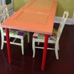 Tavolo da pranzo fai da te da una porta