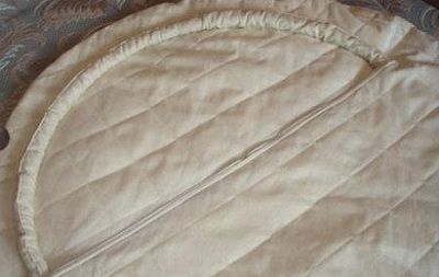 Inseriamo il cerchio rivestito nel coperchio