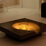 Tavolino originale con illuminazione