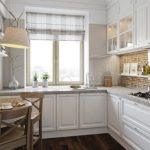 Tavolo semicircolare per una cucina molto piccola