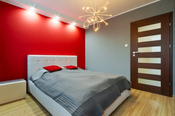 Camera da letto in stile minimalista