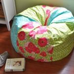 Pouf a sacco fatto in casa