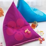 Pouf a sacco fatto in casa