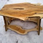 Tavolo fai da te con assi per gazebo
