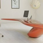 Splendida scrivania per laptop aerodinamica