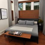 Design d'interni moderno per una piccola camera da letto