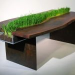 Progettazione elegante di un angolo verde in ufficio