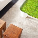 Un accogliente tavolino verde aggiungerà gioia e buon umore