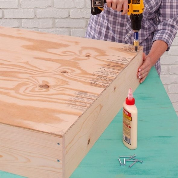 Cassetto in legno