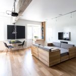 Pouf trasformabile in stile loft