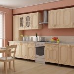 Set di mobili da cucina in colori chiari