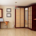 Elegante set di mobili con armadio angolare