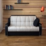 Divano letto a contrasto