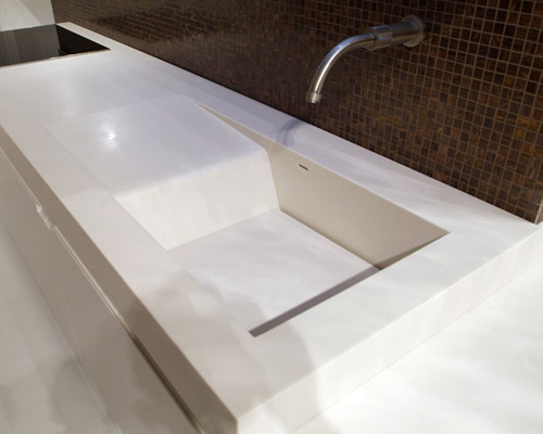 Piano di lavoro per cucina in Corian