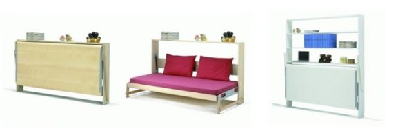 Letto trasformabile compatto