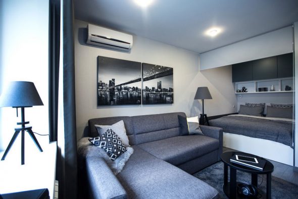 Camera da letto in stile moderno